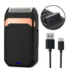 Rechargeable Multi-Function Electric Shaver, Men's Beard Trimmer, Electric Shaver For Men, Pop-Up Trimmer, Ideal For Head And Facial Hair Trimming, With Brush, Home Barbershop For Men, High-Quality Gift Choice