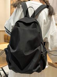 Mochila universitaria impermeable, mochila escolar ligera y casual, mochila para portátil universitaria para hombres y mujeres, mochila de viaje resistente al agua para instituto, secundaria y primaria. Mochila para estudiantes adolescentes niños y niñas. Se envían versiones nuevas y antiguas aleatoriamente.