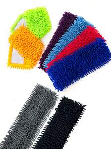 وسادات مسح من الألياف الدقيقة قابلة لإعادة الاستخدام - بدون استخدام اليدين، قابلة للغسل في الغسالة، لا تتساقط، مناسبة لتنظيف الأرضيات الخشبية والبلاط والأرضيات المصنوعة من الخشب الرقائقي - تناسب معظم المساحات المسطحة، أداة تنظيف أنيقة | وسادات مسح قابلة لإعادة الاستخدام وقوية