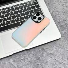 High Quality IMD Color Changing Mobile Phone Case For 16/15/14/13/12 Pro Max Plus, Shockproof Protection, Classic Hybrid Mobile Phone Case - Silver - View 3