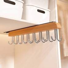 1pc Retractable Hanger Sling Hanger Retractable Hanger Household Pull-Out Underwear Vest Storage Fantastic Wardrobe Clothes Hanger - Multicolor - View 3