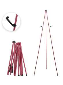 1PC 63" Easel Stand For Wedding Sign, Display Poster, Sign Poster Stand For Display, Display Easel Stand With Bag, Holds 5 Lbs,Easel Stand For Display, Foldable Portable Ground Easel For Wedding Banner And Poster Display Stand, Tabletop Easel Display Metal Tripod Party Favors Room Decor Bride Gifts Birthday Graduation Birthday Decorations Party Decorations Bachelorette Wedding Outdoor Decoration Summer Beach Back To School School Supplies