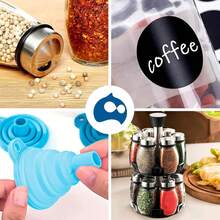 Bluelander Especiero Organizador De Cocina Giratorio 360º Con Juego De 12 Frascos Especieros De Vidrio Con Tapas De Acero Inoxidable,áXima Durabilidad Y Estabilidad - 1 - Ver 8