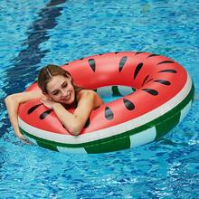 Square-Shaped Inflatable Water Float With Backrest, Foldable, Can Be Used As A Seat Or A Hammock, Suitable For Water Parties And Swimming Pools. - Multicolor - View 8