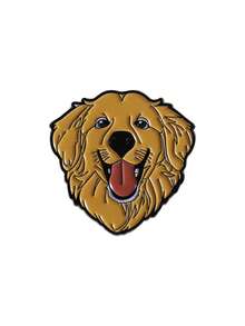 1pc Cute Pet Badge - Adorable Dog & Cat Head Design - Playful Animal Pin For Pet Lovers & Veterinary Students - Multicolor - View 15
