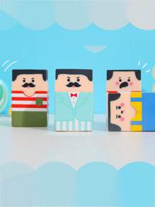 1PC Bald Head Erasers – A Set Of Quirky, Cartoon-Style Novelty Erasers Designed To Add Fun To Your Stationery Collection. Shaped Like Bald Heads, These Playful Erasers Are Not Only Functional Writing Tools But Also Eye-Catching Conversation Starters.
