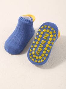 12 pares de calcetines cortos de malla transpirables para bebé, calcetines tipo barco con puntos antideslizantes, calcetines para piso para niños pequeños, calcetines para bebé con agarre, calcetines para caminar en interiores para recién nacidos.