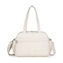 Ladies' Fitness Bag 30L, Simple And Stylish Solid Color Travel Suitcase, Multi-Functional Large Capacity Fitness Bag, Portable Weekend Bag, Waterproof And Anti Fouling Fitness Bag, Airplane Personal Belongings Travel Organizer, Luggage Bag Handbag, Fitness Bag With Dry And Wet Pockets, Suitable For Outings, Short Trips, Fitness And Sports Travel, Graduation Bag, School Supplies