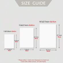 1pc/3pcs Set Modern Bohemian African Art Canvas Posters,Vibrant On Canvas Wall Arts,For Bedroom, Living Room, Hallway,Hotel, Apartment, Studio Wall Decoration,Ideal Summer Gift For Art Lovers And Boho Fashion Enthusiasts,NO Frame/Framed