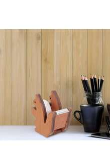 Wooden Craft Tape Seat, Squirrel Iron Teeth, Wooden Grocery Small Rack Back To School