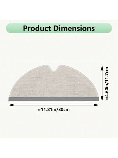 Wipes Roborock Q5 Pro, Pro+, Q8 Max, Q8Max+, S5, S5 S6, S6 Pure, MaxV, Q7, Q7Max Robot Stofzuiger Cleaner, Soft, Washable Reusable Replacement Mop view 7