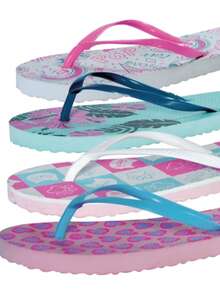Sandalias casuales y simples para Mujer de EVA comodas y con correa flexible varios estampados y colores  Vacación  Básico  Playa  Casual  Al aire libre    EVA    Playa    todo el año - Azul menta - Ver 3