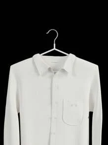 10pcsNewly Made Thick Clothes Hanger With Plastic Coating, Adult Clothes Hanger With Plastic Coating, Anti Slip And Traceless Clothes Support, Drying Rack