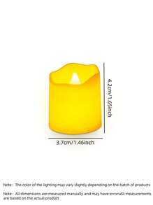 24pcs/12pcs/6pcs/3pcs/1pc LED Electronic Candle Lights, Electronic Candle Holder Funny Pumpkin Lights, Party Atmosphere Props Decoration, Suitable For Halloween, Christmas Eve And Other Horror Themed Skeleton Head Ghost Festival Pumpkin Light Parties