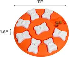Outward Hound By Nina Ottosson Dog Smart Treat Puzzle Enrichment Toy, Level 1 Beginner, Orange - Chó thông minh (màu cam) - Xem 7