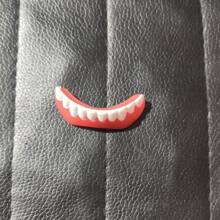 Set de 4 piezas de nuevos soportes dentales mejorados, sin poros, superior e inferior, dentaduras postizas simuladas, decoración de dientes de sonrisa perfecta