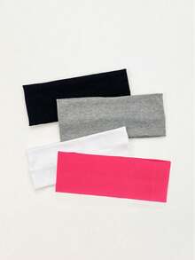 1/4pcs Multi-Color Fabric High-End Fashionable Headband, Suitable For Daily Exercise And Sports Hair Band Turban Headband Sweatband Fall Winter Hair Accessories For Women For Vacation Outfits Woman Women Bandanas Fashion Women Scarf - Multicolor - View 9