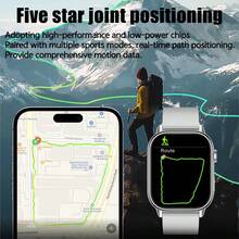 2025 New GPS Outdoor Sport Smartwatch For Men Women, Dual Frequency GPS Positioning, Wireless Calling/Dial, Info Push, 2.01inch Display, Fitness Tracker, Sleep Monitoring Smartwatch, GPS Tracking, Compass, 100+Sport Modes, IP68 Waterproof, 420mAh Battery, Fashion Smart Watch Series 10, Compatible With Android IOS