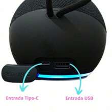 Alexa And LED Speaker With Voice Control And Bluetooth - 紅色的 - 查看 8
