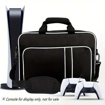 Étui de transport compatible avec la console PlayStation 5, sac de voyage pour étui de transport PlayStation 5 + pour stand Slim/ et station de refroidissement