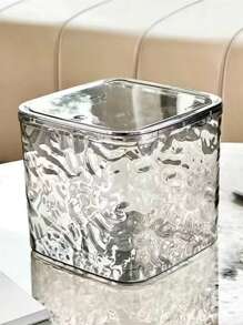 1PC Clear Plastic Laundry Capsule Dispenser With Pop-Up Lid - Holds 120+ Laundry Capsules, Separate Detergent And Beads Storage Container, Artistic Home Decor, Laundry Room Storage Box For Bathroom Home Supplies Bathroom Accessories Bathroom Organizer Back To School