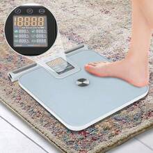 8 Electrode Smart Scales For Body Weight Large Display BMI Digital Weight Scale - as pic - View 3