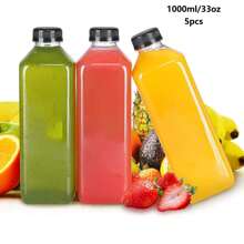 5/10/15 Pack Small Plastic Bottles For Liquids - Ginger Shot Bottles With Caps, Wellness Juice Shot - Freezer Friendly, Leak Proof, 4 Oz 5oz 8oz 12oz 16oz BottlesEmpty Plastic Juice Bottles, Reusable Water Bottles, Clear Bulk Drink Containers Thanksgiving, Halloween, And Christmas Are Applicable