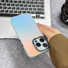 High Quality IMD Color Changing Mobile Phone Case For 16/15/14/13/12 Pro Max Plus, Shockproof Protection, Classic Hybrid Mobile Phone Case - Silver - View 2