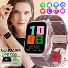 GUHUAVMI GUHUAVMI Smart Watch For Women Men, Wireless Calling/Dial, Incoming Call/SMS Reminder, Alarm Clock, 1000mAh Battery, Fitness Tracker With Pedometer/Sleep Monitoring, 1.85inch Full Screen Touch Smartwatch Ultra 2, Compatible With Android IOS