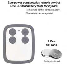 Control remoto de múltiples frecuencias 250-868 MHz compatible con código rotativo - Control remoto para puerta de garaje, puerta enrollable, puerta de entrada