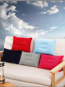 Almohada inflable para siesta al aire libre, cojín de viaje, almohada para la cintura, almohada para el cuello, cojín esencial para conciertos, almohada portátil cuadrada, almohada inflable de aire cuadrada con flocado, almohada inflable para acampar al aire libre, bolsa de almohada inflable de viaje, artículos esenciales de vacaciones, accesorios de viaje, bolsa de playa, artículos esenciales de verano, regalos para maestros, bolsa para la escuela, accesorios escolares, útiles escolares - Multicolor - Ver 12