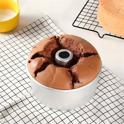 Cake Molds, Dessert Molds, Tableware, Baking Molds, Anodized Chiffon Cake Molds, Round Mousse Cake Molds, Detachable Bottom Baking Molds For Cakes And Desserts.