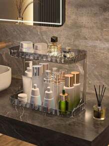 1 pezzo Mensola organizzativa per il bagno per mobiletti, bagno, toilette, scaffale porta trucchi, adatto per vacanze al mare, collezione bagno, collezione camera da letto, grande capacità