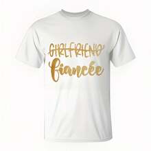 Girlfriend Fiancee, Best Friend Gifts, Birthday Gifts For Friend, Gifts For Best Friend T-Shirt  Y2K Style Summer Top, Loose Fitting T-Shirt For Outdoor, Home, Work Or Street Leisure, Soft And Durable Pure Cotton Fabric, Retro And Soft Design, Ideal Gift For Friends, Fashionable And Comfortable Shirt For Travel, Festivals Or Weekends - White - View 1