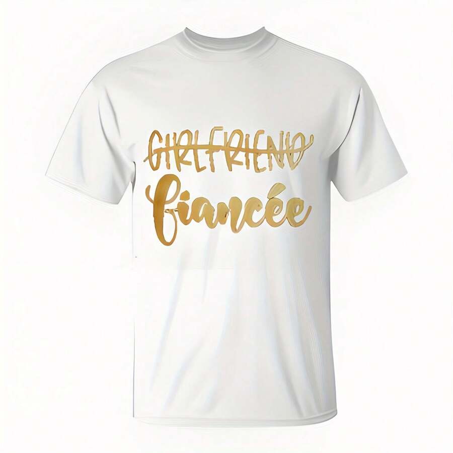 Girlfriend Fiancee, Best Friend Gifts, Birthday Gifts For Friend, Gifts For Best Friend T-Shirt  Y2K Style Summer Top, Loose Fitting T-Shirt For Outdoor, Home, Work Or Street Leisure, Soft And Durable Pure Cotton Fabric, Retro And Soft Design, Ideal Gift For Friends, Fashionable And Comfortable Shirt For Travel, Festivals Or Weekends - White - View 1