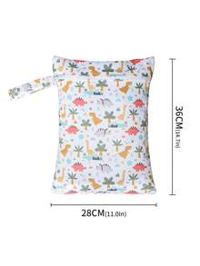 1PC Wet Dry Bags For Baby Cloth Diapers&Breast Pump Part Organizer For Swimsuit Wet Clothes - Multicolor - View 9