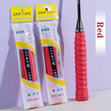 9pcs/2pcs Badminton Racket Grip Tape, Handle Grip, Low Glue, Wrap Tape, High-End Racket Grip, Suitable For Match, Training, Entertainment, Solid Color, Wrap, Protective, Shock Absorbing, Anti-Slip, Breathable Grip Tape, Sweatband, Also Applicable To Steering Wheel, Fishing Rod, Bicycle, Motorcycle, Dumbbell, Barbell, Ring, Baseball Bat, Golf Club, Pickleball, Tennis, Squash And Various Sports & Fitness Equipment And Work Tools Handles, Personalized, Cheap And Affordable Gift