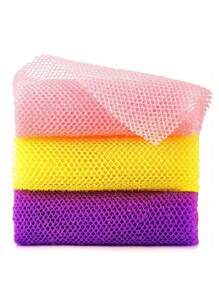 Long Exfoliating Back Scrubber Loofah With Handles, Back ExfoliatoWashcloth Exfoliating Body Scrubber Back Scrubber,Stretchable Pull Strap For Shower Japanese Bath Wash Cloth Korean Exfoliating Luffah Towel Beauty Washcloth Sponge Loofah Body Scrub,Mother Day Gift