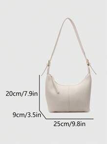 Geantă de umăr pentru femei, minimalistă, versatilă, de zi cu zi, pentru subraț