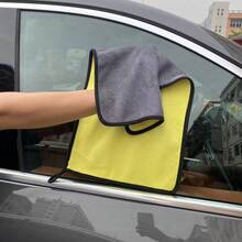 10 件/5 件/1 件超柔软超细纤维汽车清洁毛巾-宠物毛巾,加厚,不起毛,有效干燥和清洁,400gsm,黄色和灰色,超强吸水,无划痕,不起毛,加厚可洗厨房抹布,用于清洁汽车挡风玻璃、窗户、汽车中控台、方向盘、后备箱、炉灶、锅、碗、水龙头、厨房和浴室。 - 灰黃複合毛巾 - 查看 10