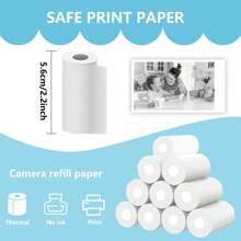 Papier d'impression supplémentaire pour appareil photo instantané - Produits cadeaux d'appareil photo instantané pour enfants. Rouleau de papier chaud pour imprimante photo instantanée, papier supplémentaire pour appareil photo instantané