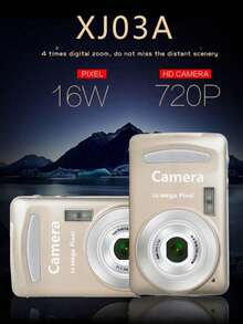 1 件青少年数码相机，1600 万像素，CMOS 传感器，4 倍数码变焦，支持 32G 存储卡（本产品不附带电池，3 节 7 号电池需单独购买）