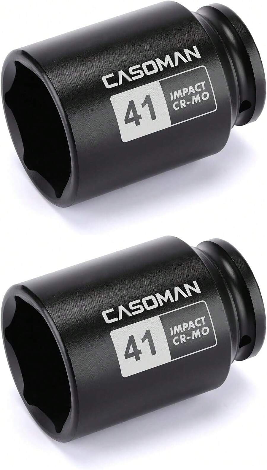 CASOMAN 1/2" Drive X 36 Mm Deep 6 PT Impact Socket, CR-MO, 1/2-Inch Drive 6 Point Axle Nut Socket For Easy Removal Of Axle Shaft Nuts (36MM) - 6-point Socket - View 1