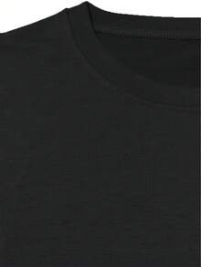 Camiseta gráfica de baloncesto hip-hop para mujeres - Diseño "Be ASU", cuello redondo, poliéster transpirable, estilo casual, ropa para todas las estaciones, camiseta de uso casual| Diseño de hip hop| Ajuste Cómodo, Camisetas para Damas - Negro - Ver 3
