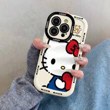 Süße Katzen-Handgelenkband Handyhülle kompatibel mit iPhone 16 Pro Max, iPhone 15 Pro, iPhone 14 für Frauen