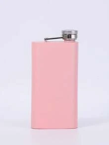 1pc Customized Lettering Stainless Steel Hip Flask 304, Portable Small Liquor Bottle, Suitable For Home & Outdoor, Mini Liquor Accessories, Gift - Multicolor - View 12