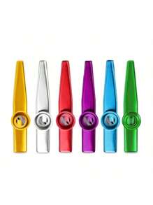 Metal Kazoo With Storage Box, Aluminum Alloy Kazoo, Compact Guitar & Ukulele Accompaniment Instrument, Portable Pocket Musical Instrument For Instant Playing, Musical Instrument Gift