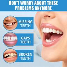 1pc DIY Filling Material, Suitable For Decor Props, Dental Gaps, Adjustable Dentures. Easy To Use, Helps Achieve A Perfect Smile And More Confidence Halloween