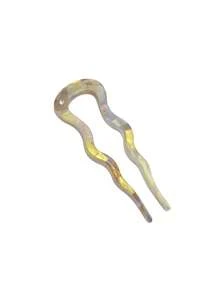 1pc Women Ombre U-Shaped Hair Clip, Suitable For Everyday Use - Multicolor - View 5