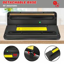Vandise Vacuum Sealer Machine Automatic Food Saver | 6 Modes for Dry Wet Foods | Strong Suction Vacuum Sealer for Meat Fish Vegetables Fruits Snacks Coffee Grains | Preserve Freshness Longer | Includes 10 Free Vacuum Bags | Waterproof Touch Screen Control Panel | Built-in Bag Cutter & Roll Storage | Compact Design for Kitchen Countertop | Ideal for Sous Vide Meal Prep Marinating Freezing Storing Leftovers | Commercial & Home Use | Easy to Clean | Leak-Proof Seal Technology | One-Touch Operation | Perfect for Extending Shelf Life of Perishables | Great for Camping Travel Bulk Buying | Durable Heavy-Duty Design | Stainless Steel Housing | Quiet Operation | Energy Efficient | Best Gift for Home Cooks